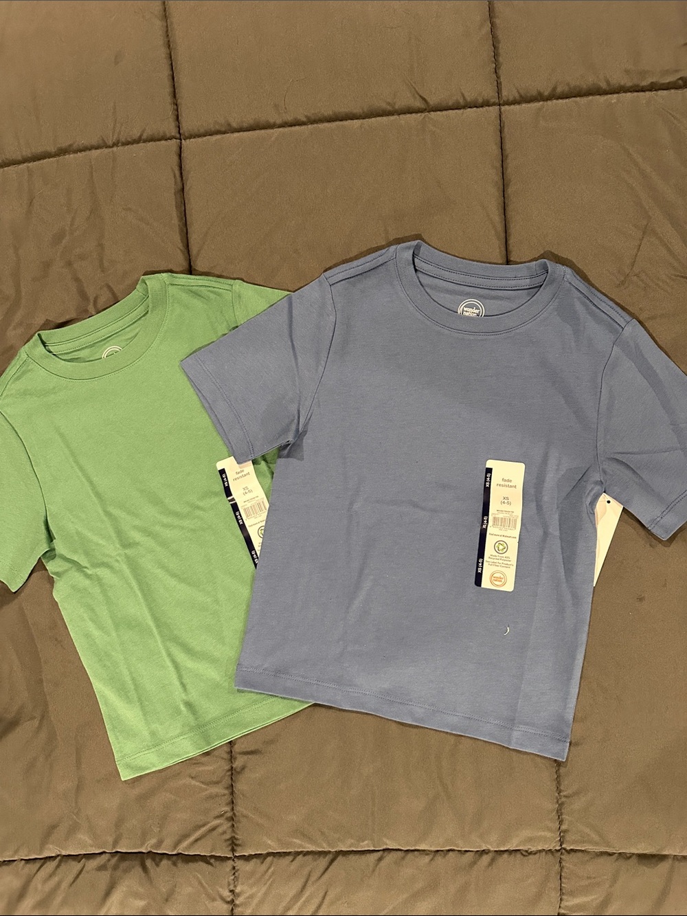 wonder nation Short Sleeve Crew Tees - Green, Blue